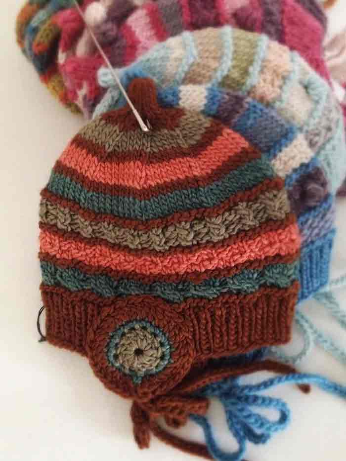 Kindermütze Merino-Seide