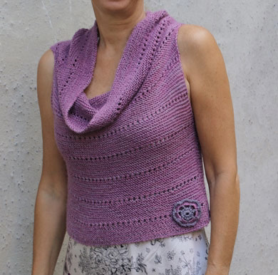Celeste Seiden-Pullunder