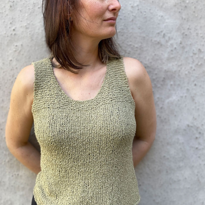 Sommer Shirt in Boucl