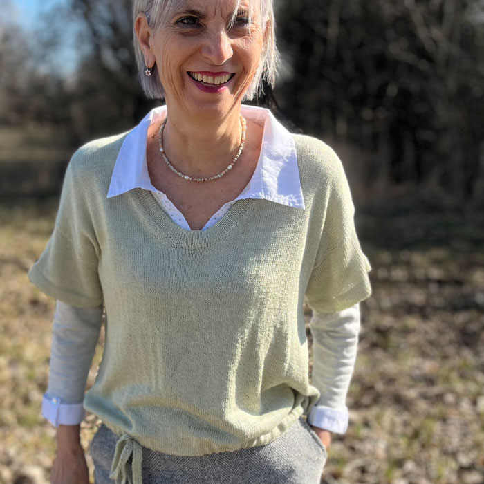 Shirt Anna aus Klöppelseide